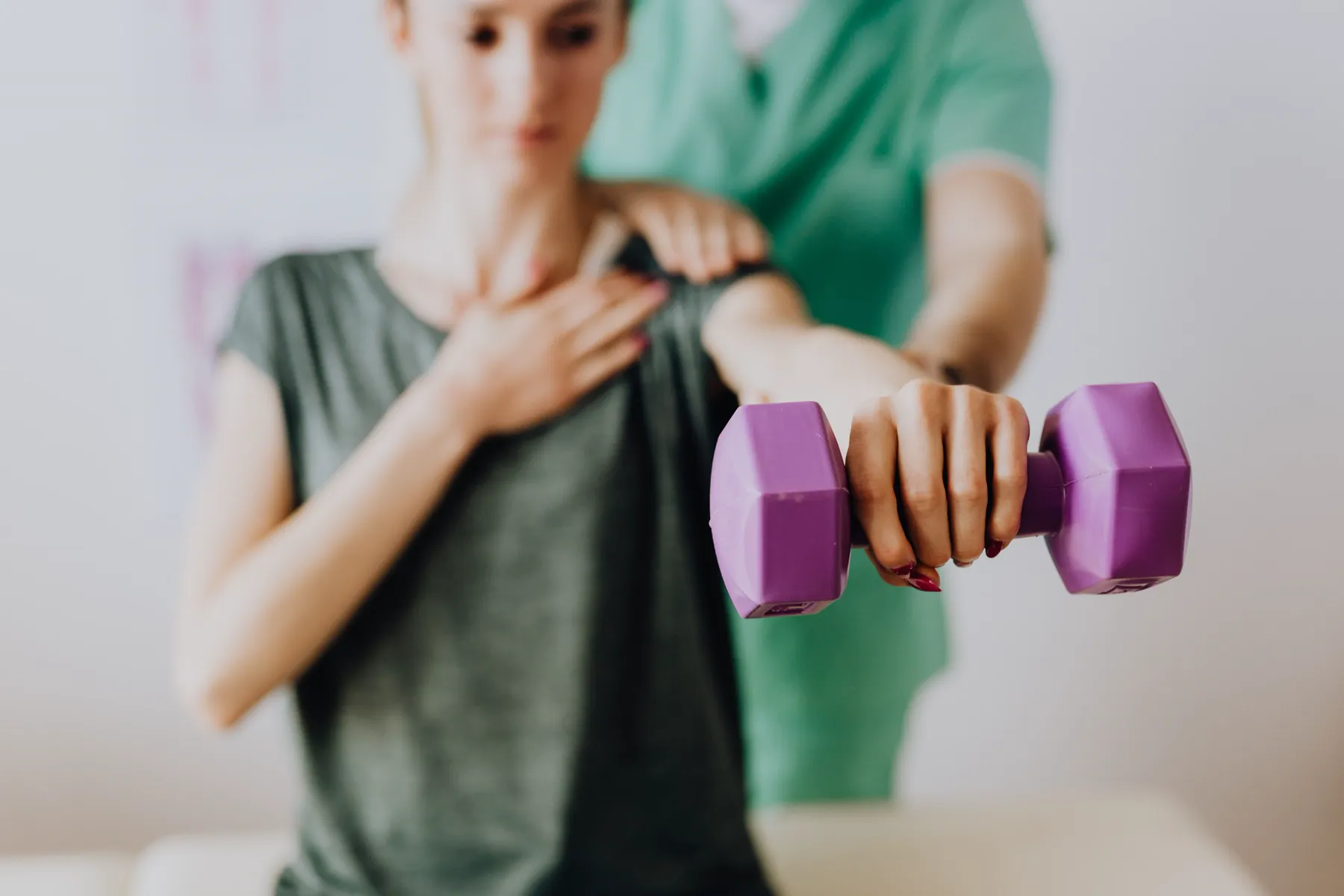 Guided shoulder rehabilitation exercise